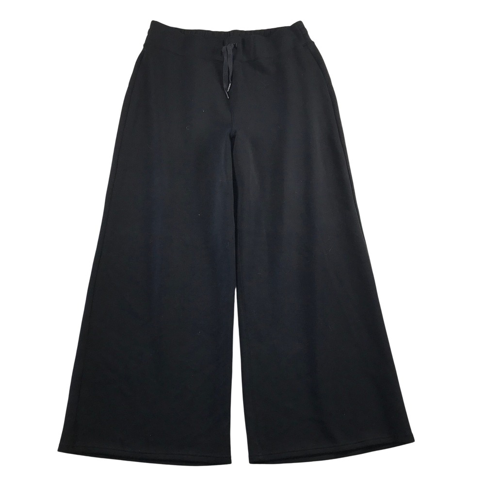 Spanx AirEssentials Wide Leg Pants Very Black Plus Size 2X Tall High Rise